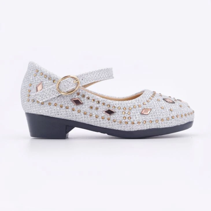 Crystal And Pearl Flower Ballerina Flat