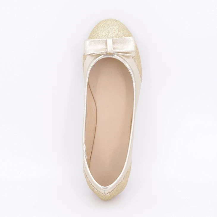 Silver Glitter For Flat Shoes
