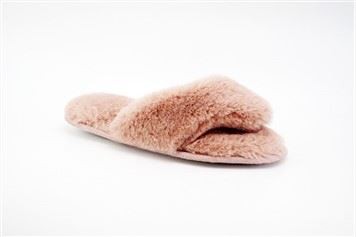 Womens Faux Fur Slippers Warm Fussy Flip Flop House Slippers Open Toe Home Slippers For Girls Men